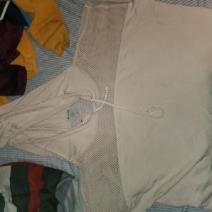 Pink Cropped Sweatshirt